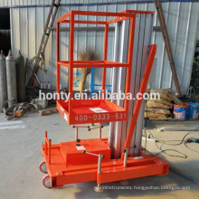 Hontylift mobile lifting equipment/telescopic ladders/small mechanical lifting mechanisms